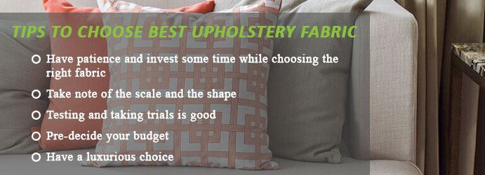 Tips To Choose Best Upholstery Fabric
