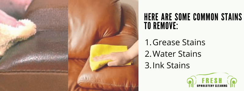 Leather Couch Stains to Remove